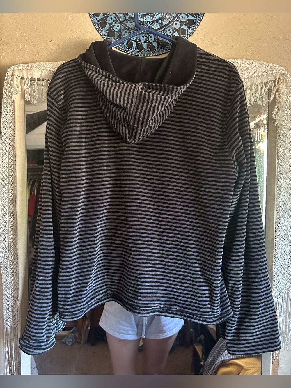 Striped reversible jacket - Picture 2 of 3